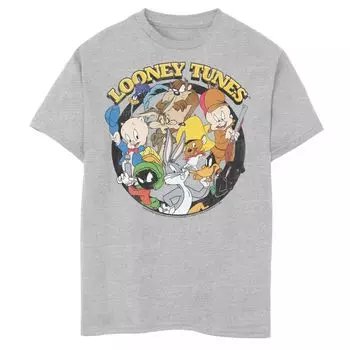 Футболка с рисунком для мальчиков 8–20 лет и хаски Looney Tunes в групповых снимках Licensed Character