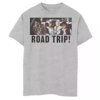 Футболка с рисунком для мальчиков 8–20 лет «Звездные войны», групповая съемка, дорожное путешествие Star Wars