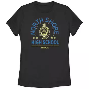 Футболка с рисунком для средней школы North Shore для юниоров «Дрянные девчонки» Licensed Character, черный