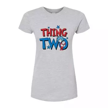 Футболка с рисунком Dr. Seuss Thing Two для юниоров Licensed Character, серый