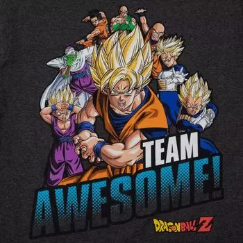 Футболка с рисунком Dragon Ball Z для мальчиков 8–20 лет Licensed Character