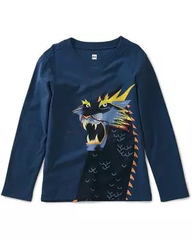 Футболка с рисунком Dragon Roar из коллекции Tea Tea Collection, синий