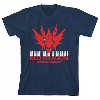 Футболка с рисунком дракона Dungeons & Dragons для мальчиков 8–20 лет Licensed Character