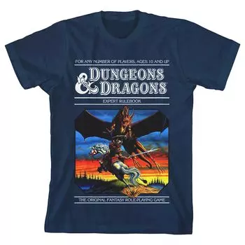 Футболка с рисунком Dungeons & Dragons Expert для мальчиков 8–20 лет Licensed Character