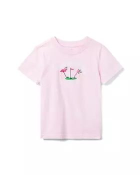 Футболка с рисунком «Джэни и Джек» Janie and Jack, розовый