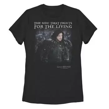Футболка с рисунком Джона Сноу «Игра престолов» для юниоров «For The Living» Licensed Character