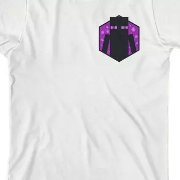 Футболка с рисунком Enderman для мальчиков 8–20 лет из серии Minecraft Licensed Character