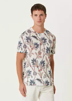 Футболка с рисунком Etro, белый