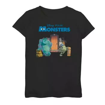 Футболка с рисунком «Фабрика криков» для девочек 7–16 лет Disney/Pixar Monsters Inc. Licensed Character