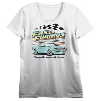 Футболка с рисунком Fast & Furious для юниоров Licensed Character, синий