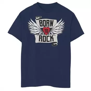 Футболка с рисунком Fifth Sun Born To Rock Heart Wings для мальчиков 8–20 лет Fifth Sun