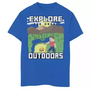 Футболка с рисунком Fifth Sun Explore Outdoors для мальчиков 8–20 лет Fifth Sun