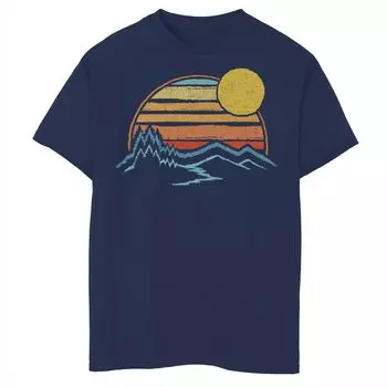 Футболка с рисунком Fifth Sun Fire Trail для мальчиков 8–20 лет Fifth Sun, синий