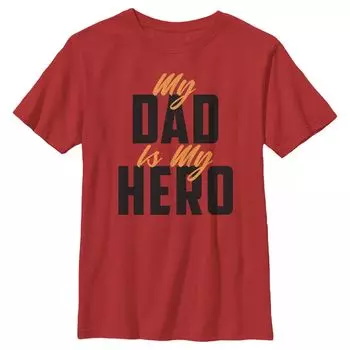 Футболка с рисунком Fifth Sun Hero Dad для мальчиков 8–20 лет Licensed Character