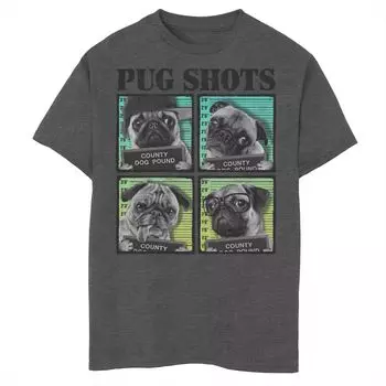 Футболка с рисунком Fifth Sun Pug Shots Box Up для мальчиков 8–20 лет Fifth Sun