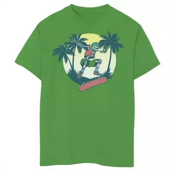 Футболка с рисунком Fifth Sun Skeleton Beach Skater для мальчиков 8–20 лет Fifth Sun