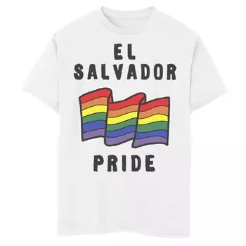 Футболка с рисунком флага Gonzalez El Salvador Pride для мальчиков Licensed Character
