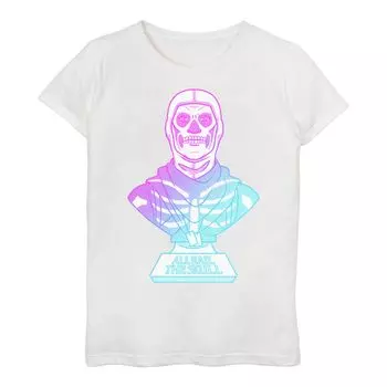 Футболка с рисунком Fortnite All Hail The Skull для девочек 4–16 лет Licensed Character