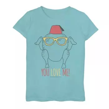 Футболка с рисунком Friends Turkey You Love Me для девочек 7–16 лет Licensed Character