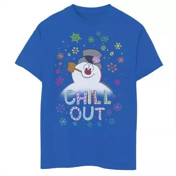 Футболка с рисунком «Frosty The Snowman» для мальчиков 8–20 лет и портретом Chill Out Licensed Character