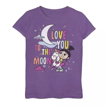 Футболка с рисунком «Гадкий я» для девочек 7–16 лет «Миньоны Love You To The Moon» Licensed Character