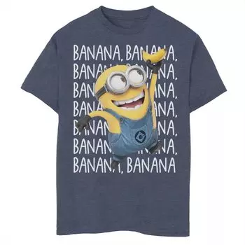 Футболка с рисунком «Гадкий я» Minions Gone Bananas для мальчиков 8–20 лет Licensed Character