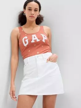 Футболка с рисунком Gap, оранжевый