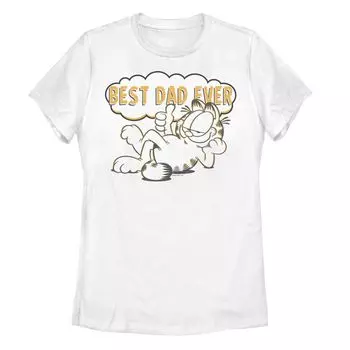 Футболка с рисунком Garfield Best Dad Ever для юниоров Licensed Character