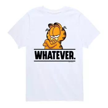 Футболка с рисунком Garfield для мальчиков 8–20 лет Licensed Character, белый
