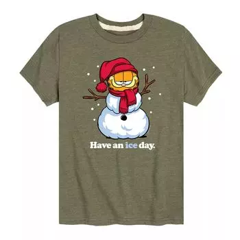 Футболка с рисунком Garfield Have A Ice Day для мальчиков 8–20 лет Licensed Character