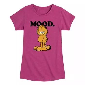 Футболка с рисунком Garfield Mood для девочек 7–16 лет Licensed Character