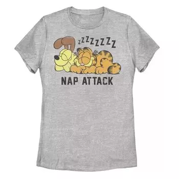 Футболка с рисунком Garfield Nap Attack для юниоров Licensed Character
