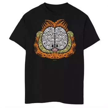 Футболка с рисунком Garfield Pumpkin Big Hed Fill для мальчиков 8–20 лет Licensed Character