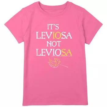 Футболка с рисунком «Гарри Поттер» для девочек 7–16 лет «Это LevIOsa, а не LevioSA» Licensed Character