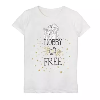 Футболка с рисунком «Гарри Поттер и Добби» для девочек 7–16 лет Harry Potter