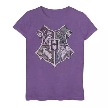 Футболка с рисунком Гарри Поттера для девочек 7–16 лет Harry Potter, цвет Purple Heather