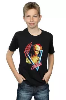 Футболка с рисунком гепарда Wonder Woman 84 в стиле ретро DC Comics, черный