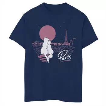 Футболка с рисунком «Герцогиня и Томас в Париже» для мальчиков 8–20 лет Disney's Aristocats Disney