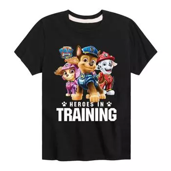 Футболка с рисунком «Герои Щенячьего патруля на тренировке» для мальчиков 8–20 лет PAW Patrol