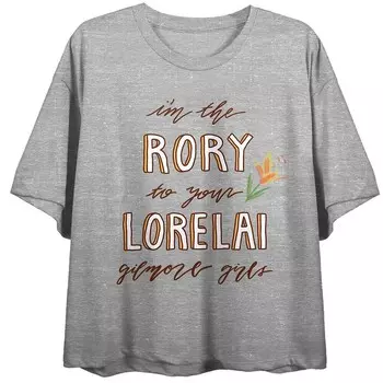 Футболка с рисунком Gilmore Girls для юниоров Licensed Character, серый
