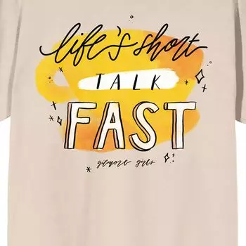 Футболка с рисунком Gilmore Girls для юниоров "Life's Short Talk Fast" Licensed Character