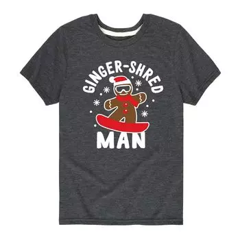 Футболка с рисунком Ginger Shred Man для мальчиков 8–20 лет Licensed Character
