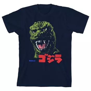 Футболка с рисунком Godzilla Monster для мальчиков 8–20 лет Licensed Character, синий