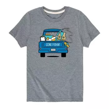 Футболка с рисунком «Gone Fishin' Truck» для мальчиков 8–20 лет Licensed Character