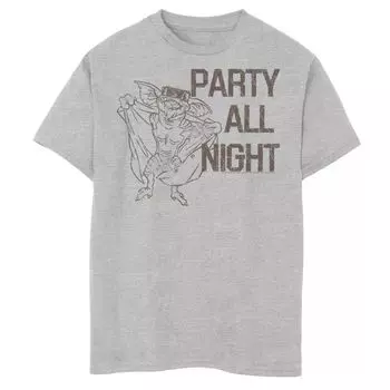 Футболка с рисунком Gremlins Party All Night для мальчиков 8–20 лет Licensed Character