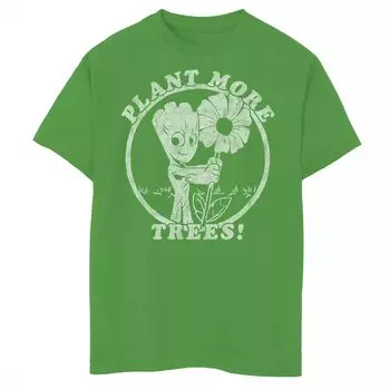 Футболка с рисунком «Groot Plant More Trees» для мальчиков 8–20 лет Marvel Guardians Of The Galaxy Marvel
