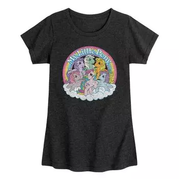Футболка с рисунком группы My Little Pony для девочек 7–16 лет Licensed Character