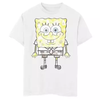Футболка с рисунком «Губка Боб Боб» для мальчиков 8–20 лет Nickelodeon