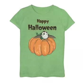 Футболка с рисунком «Happy Halloween» для девочек 7–16 лет «Звездные войны Porg» Licensed Character