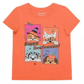 Футболка с рисунком Happy Howloween для малышей Jumping Beans Paw Patrol Happy Howloween, цвет Orange Heather